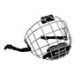 Bauer Contour Ungdom Gitter Facemask krom