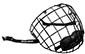 Bauer Contour 2 Gitter Facemask sort