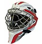 CCM Axis F5 Mask Senior hvid-rod