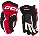 CCM Jetspeed FT680 handske Junior svart-rod-hvid